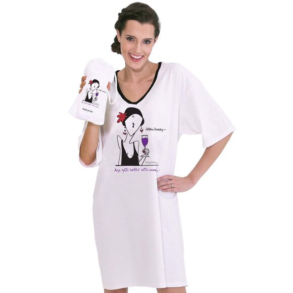 Emerson Street Other - Emerson Street “Age Gets Better With Wine” Nightshirt | O/S | 100% Cotton | NWT